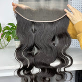 Top Raw High-end HD Frontal 13x4 13x6 #1B