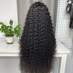 Burmese Raw Custom Frontal Wig HD #1B 13x4 13x6
