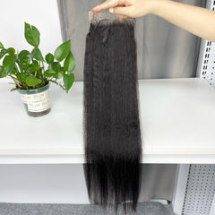 Burmese Virgin High-end HD Closure 4x4 5x5 #1B