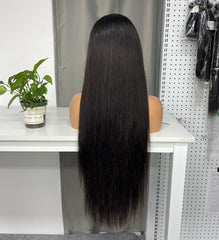 Burmese Raw Custom Frontal Wig HD #1B 13x4 13x6