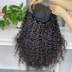 Burmese Virgin Custom Frontal Wig High-end HD #1B 13x4 13x6