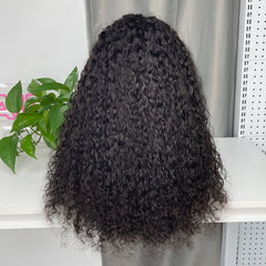 Burmese Virgin Custom Frontal Wig High-end HD #1B 13x4 13x6