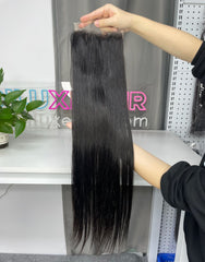 Burmese Virgin Double Drawn HD Lace 13x4 5x5 #1B