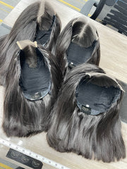 Vietnamese Raw HD Bob Wig #1B 220%