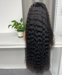 Burmese Virgin Custom Frontal Wig High-end HD #1B 13x4 13x6