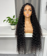 Burmese Virgin Custom Frontal Wig High-end HD #1B 13x4 13x6