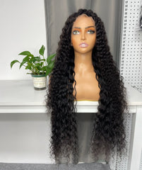 Burmese Virgin Custom Frontal Wig High-end HD #1B 13x4 13x6