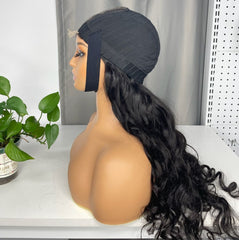 Burmese Virgin Custom Closure Wig High-end HD #1B 2x6 4x4 5x5 6x6 7x7 9x6