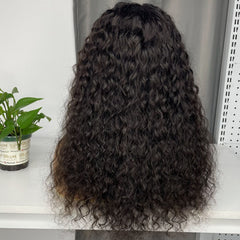 Vietnamese Raw Custom Closure HD Wig #1B 2x6 4x4 5x5