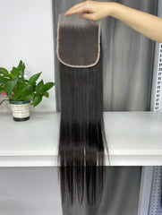 Burmese Raw HD Closure 6x6 7x7 #1B