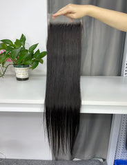 Burmese Raw HD Closure 6x6 7x7 #1B