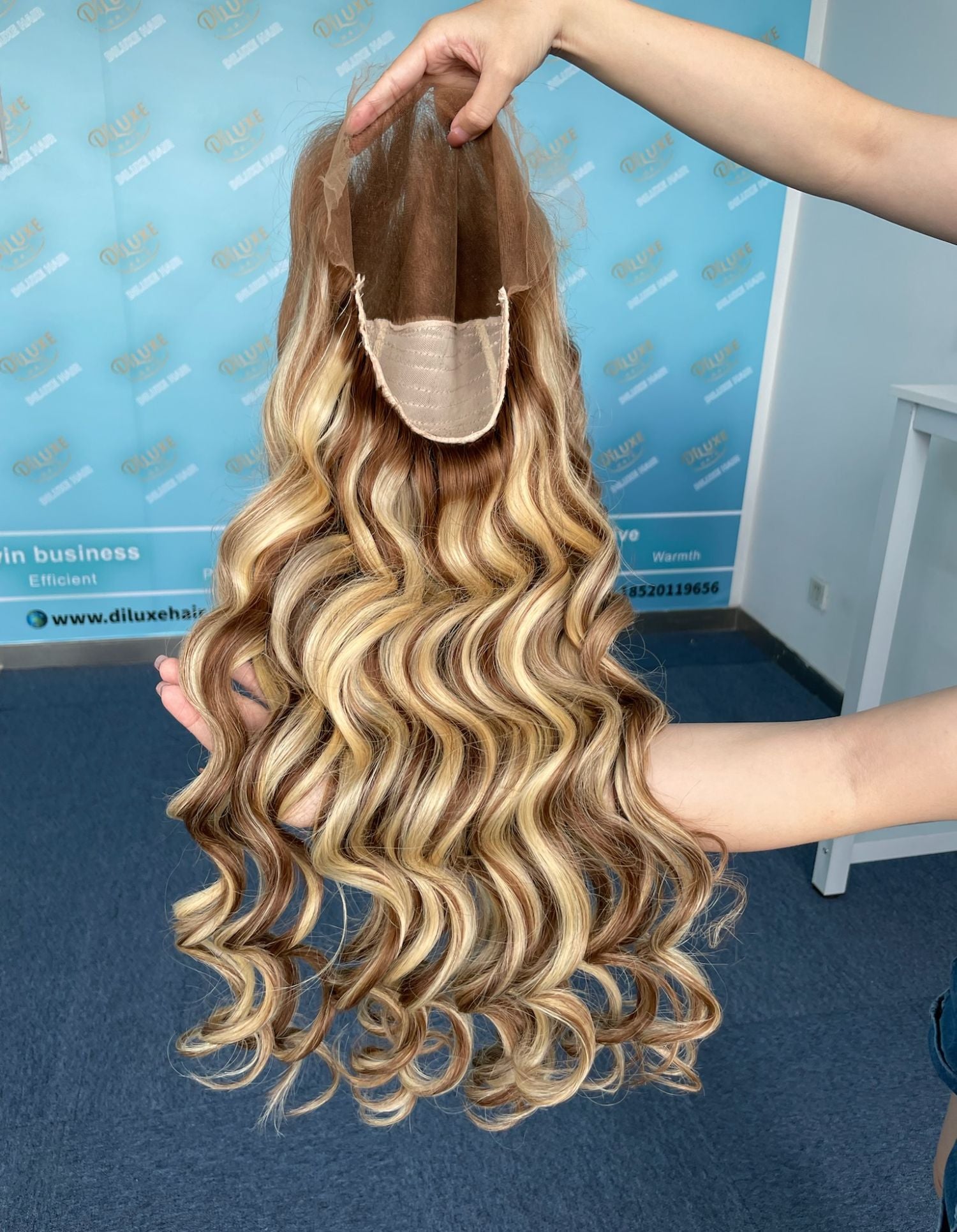 Highlight HD Wig made from Vietnamese Raw (7days to Ship)