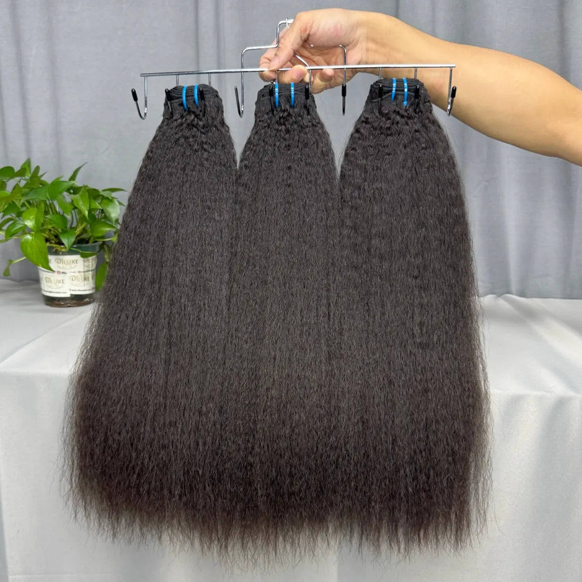 Top Raw Weft Thicker Drawn Upgrade #1B - Kinky Straight